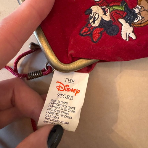 Minnie Mouse kids crossbody bag like new, red multicolor
