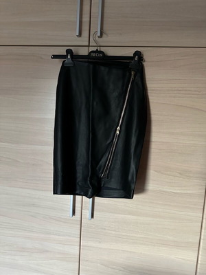 Leather skirt BSB new, black, size S