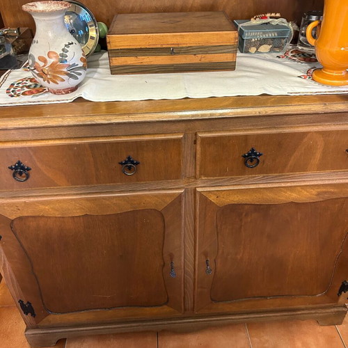 Wooden rustic buffet like new