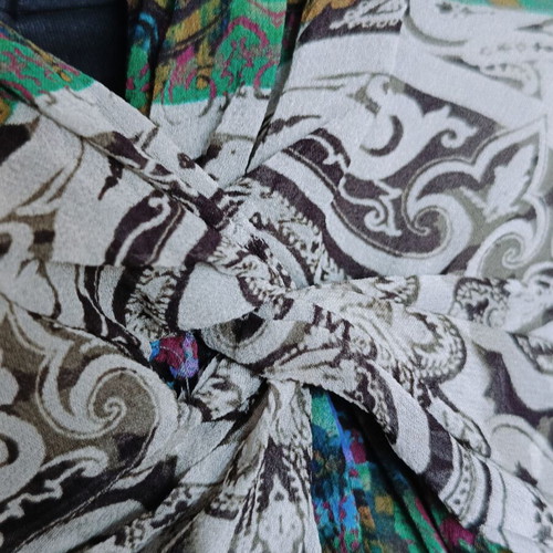 Etro silk dress XL IT46 like new, multicolor