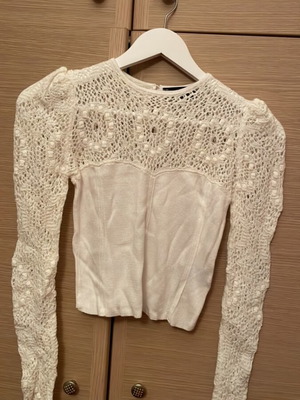 Tailor Made Knitwear knit lace white like new