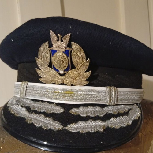 N2 Senior Officer Hat from Greek Gendarmerie Uniform, 1973 collectible