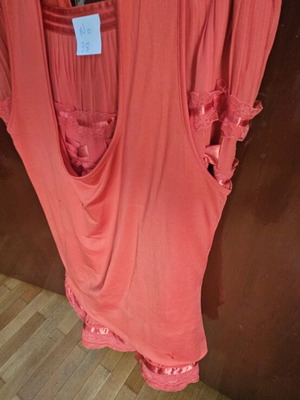 Skirt and blouse set used, red, Rena Lange brand, size M 38 10