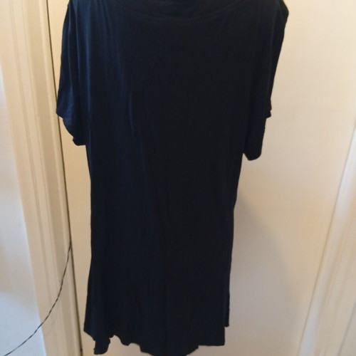 Women's long t-shirt black, like new, sizes XXL and XXXL