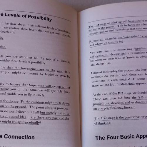 Teach Yourself to Think book used, Edward De Bono, English