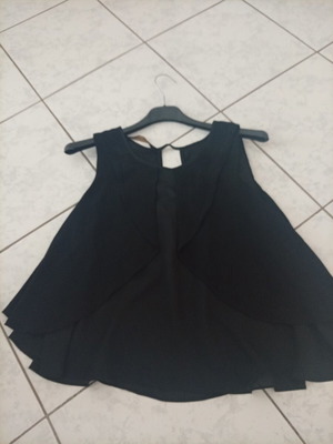 Zara black top, size S