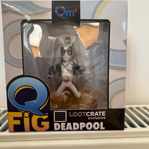 Marvel Deadpool Q-Fig figure like new Loot Crate exclusive