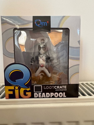 Marvel Deadpool Q-Fig φιγούρα σαν καινούργιο Loot Crate exclusive