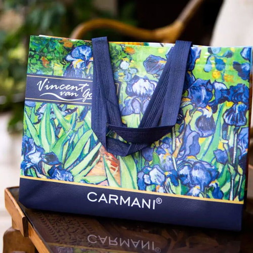 Breakfast bags new with Van Gogh Sunflowers and Irises artwork, set of 3