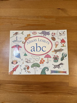Alison Lester's ABC children's book like new, English
