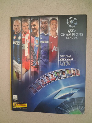 Panini Champions League 2010-11 sticker album used, complete