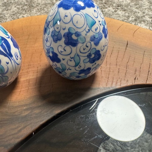 Decorative beautiful eggs like new