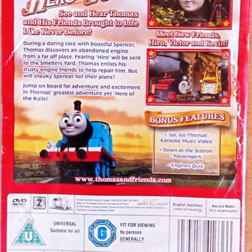 Thomas & Friends DVD with English subtitles
