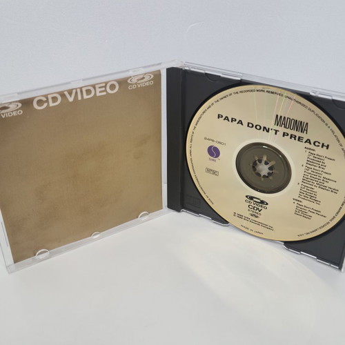 Madonna Papa Don't Preach CD-Video Japanese edition