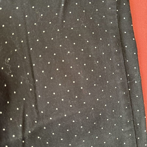 Star Body H high-waist polka dot jeans like new, size M 38 10, black