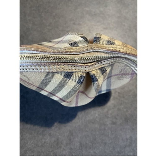 Burberry clutch used, authentic canvas pouch