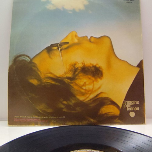 John Lennon Imagine vinyl LP album reissue Greek pressing near mint