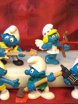 Στρουμφ Σαν Καινούργιο Σετ 18 Τεμαχίων Schleich Peyo