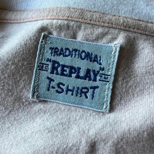 Replay Y2K vintage long sleeve shirt like new with rare patch