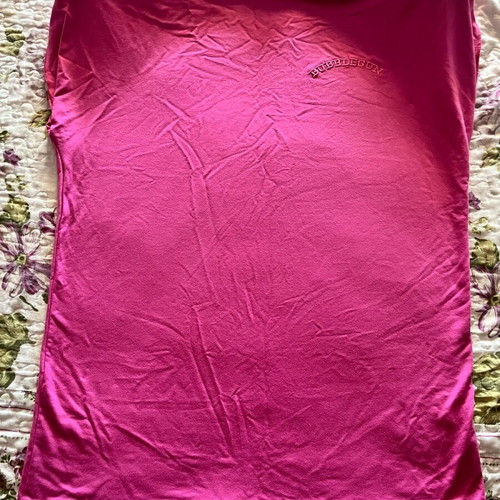 Bubblegun blouse with shoulder pads new, pink, size L