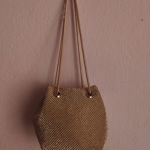 Shiny shoulder bag with glitter details new