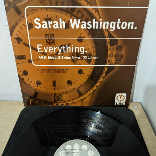 Sarah Washington Everything 12" vinyl record, electronic
