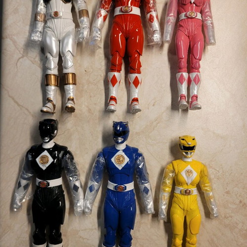 Power Rangers full set 6 figures new with original packaging