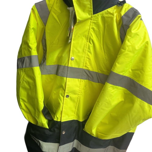 Safety Work Jacket fluorescent waterproof yellow new