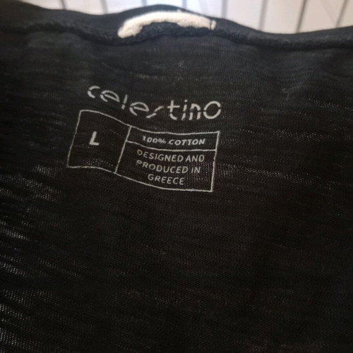 Celestino T-shirt women's black large used