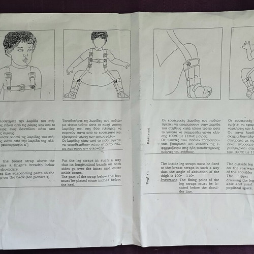 Orthopedic Hip Abduction Brace for Children like new