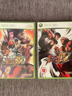 Street Fighter IV and Super Street Fighter IV used for Xbox 360