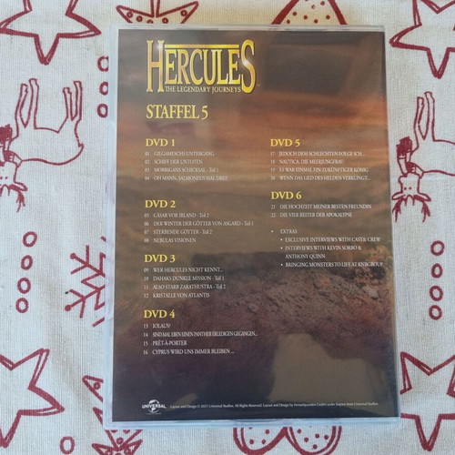 Hercules The Legendary Journeys Season 5 DVD box set like new