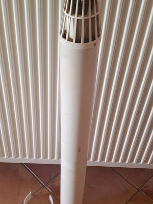 Gas chimney used with support base