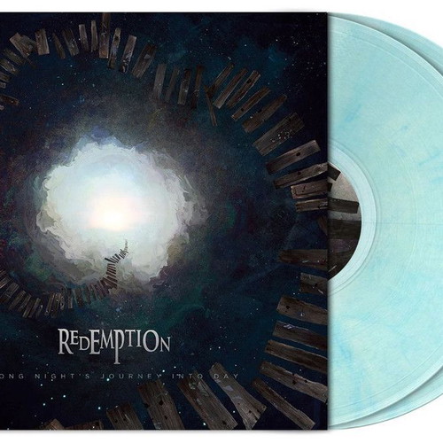 Redemption Long Night's Journey Into Day 2LP light blue marbled vinyl new