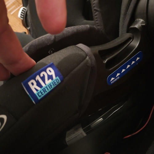 Graco car seat like new, safety certified R129, infant egg type
