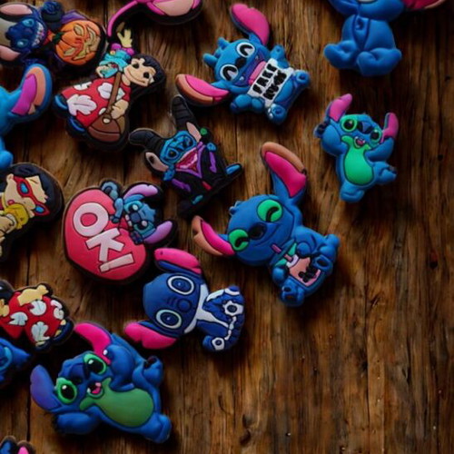Stitch shoe charms Disney new, pack of 10