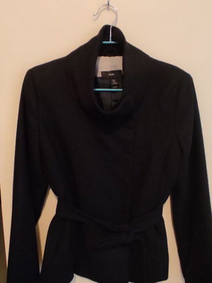 H&M Blue Medium Jacket Like New With Belt