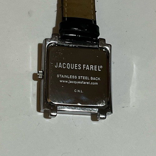 Jacques Farel women's 33mm watch used, white