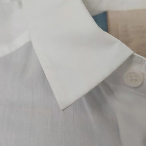 Wooyoungmi Fashion Denim/Poplin Shirt Like New, Slim Fit, Size S