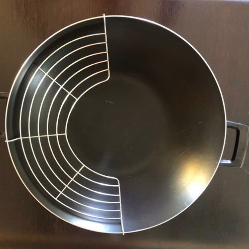 Philips electric wok pan used with free Nicer Dicer vegetable cutter