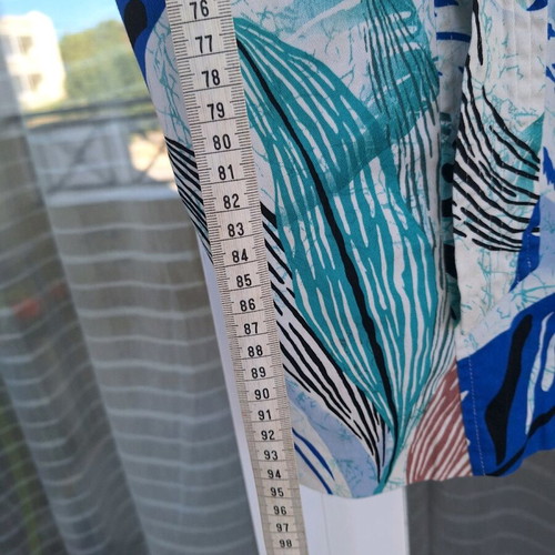 Ellen Tracy summer dress XL used like new, floral blue and green