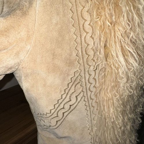 Castor coat, beige, size M
