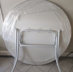Round table for receptions used, 10 persons, diameter 1.40