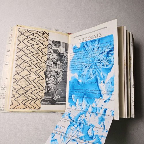 Handmade notebook for notes, thoughts, and ideas