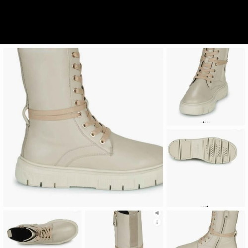 Geox ankle boots size 41 beige new anatomical