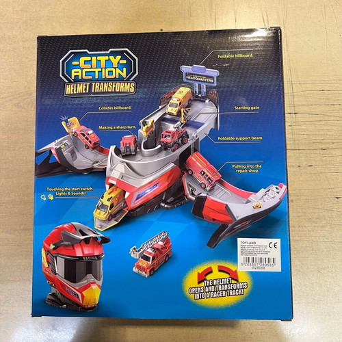 Car race track and moto cross helmet new