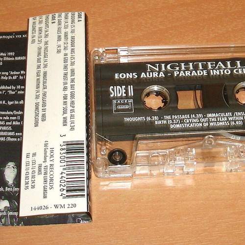 Nightfall Eons Aura / Parade Into Centuries cassette