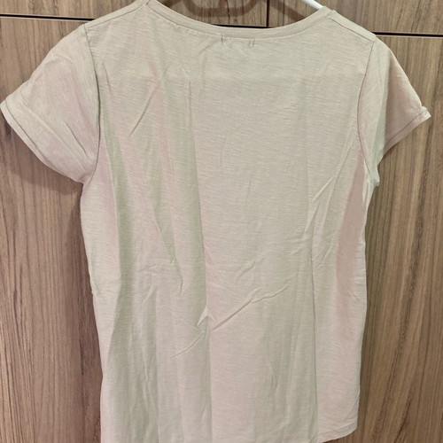 Women's blouse used, beige, size M with design