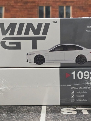 Minigt BMW M5 (G90) Alpine White 2025 μοντέλο 1/64 καινούργιο