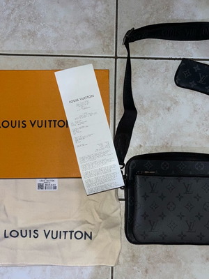 Luis Vuitton Trio Messanger Monogram Eclipse